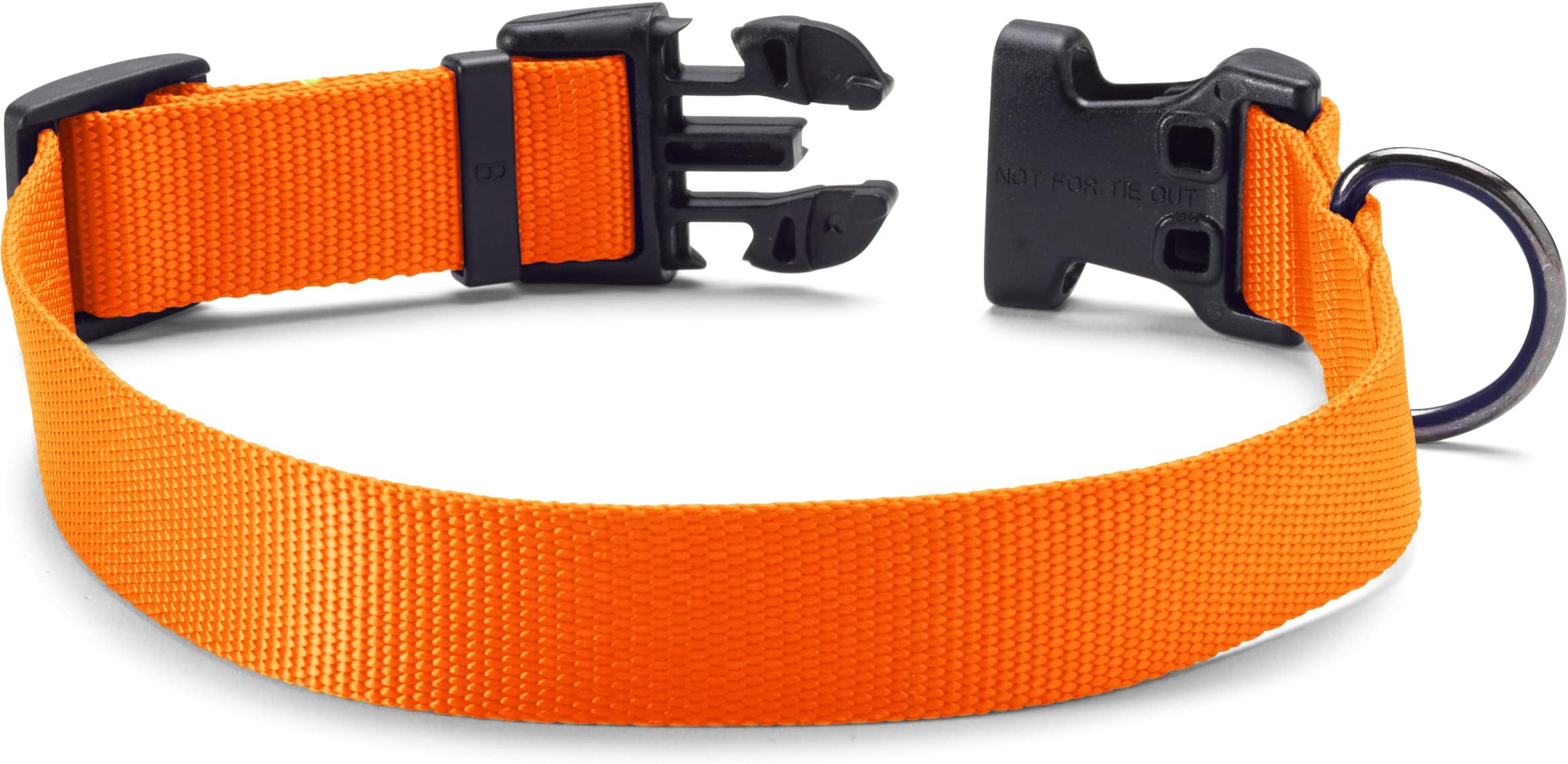 Orvis Dog's Adjustable Collar, Blaze Orange - Medium