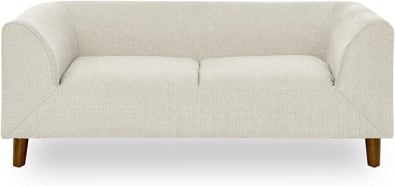39.75" Modern Pet Sofa with Backrest and Armrests, Comfortable Foam Cushion Dog Couch for Small and Medium Dogs, Stable Leg Design for Living Room