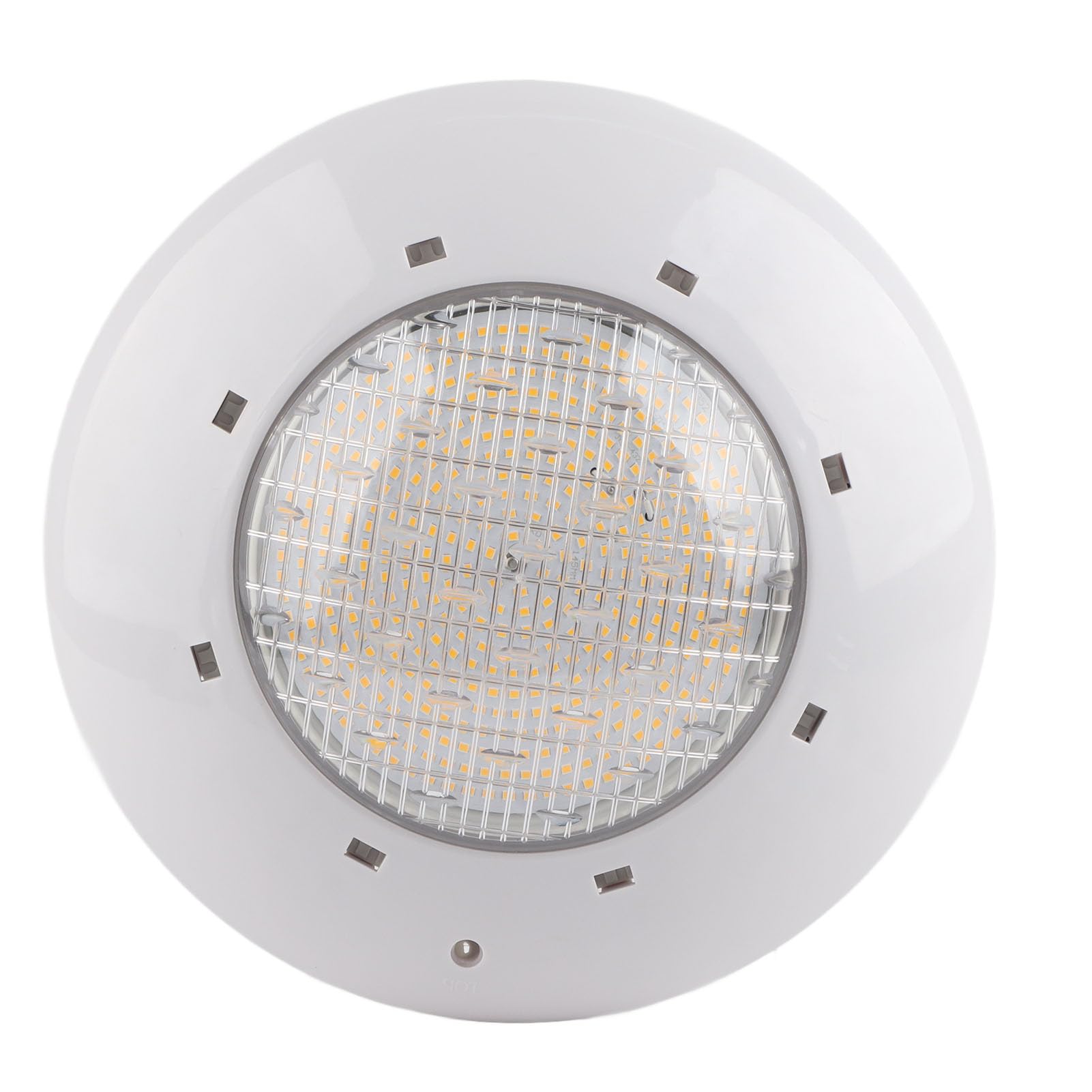 CHICIRIS LED-Unterwasserleuchte, Hohe wasserdichte Kunststoff-Schwimmbadlampe für Hotel-Poolbeleuchtung, IP68, AC12V, Warmes Licht (35W)