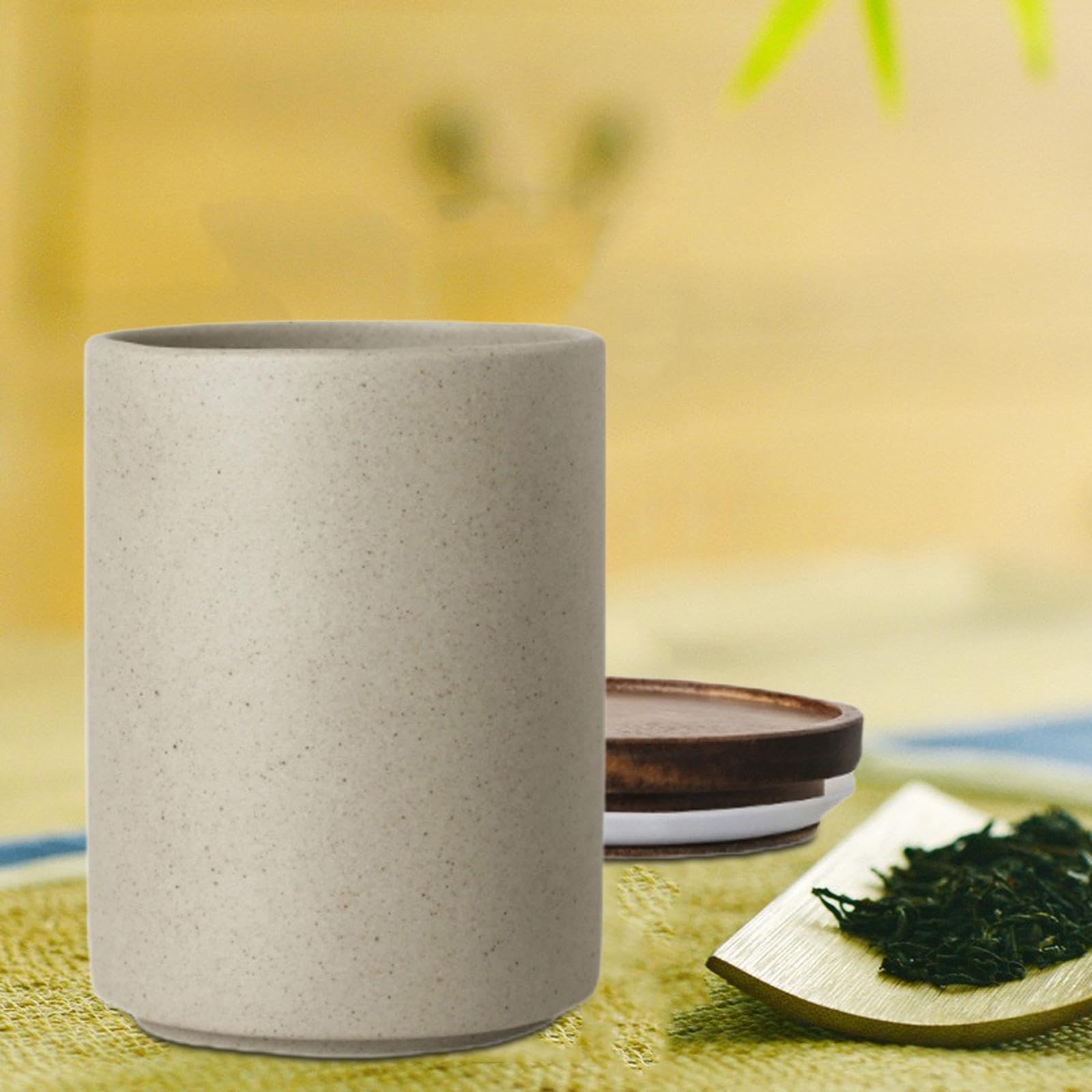 Vorratsdose Lebensmittel Vorratsdose Dosenbox Porzellan Teedose Porzellandose Luftdichte Kaffeedose für Nüsse, Mittel