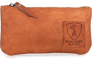 BERLINER BAGS Vintage Leather Pencil Case: The Perfect Companion for the Organized Individual