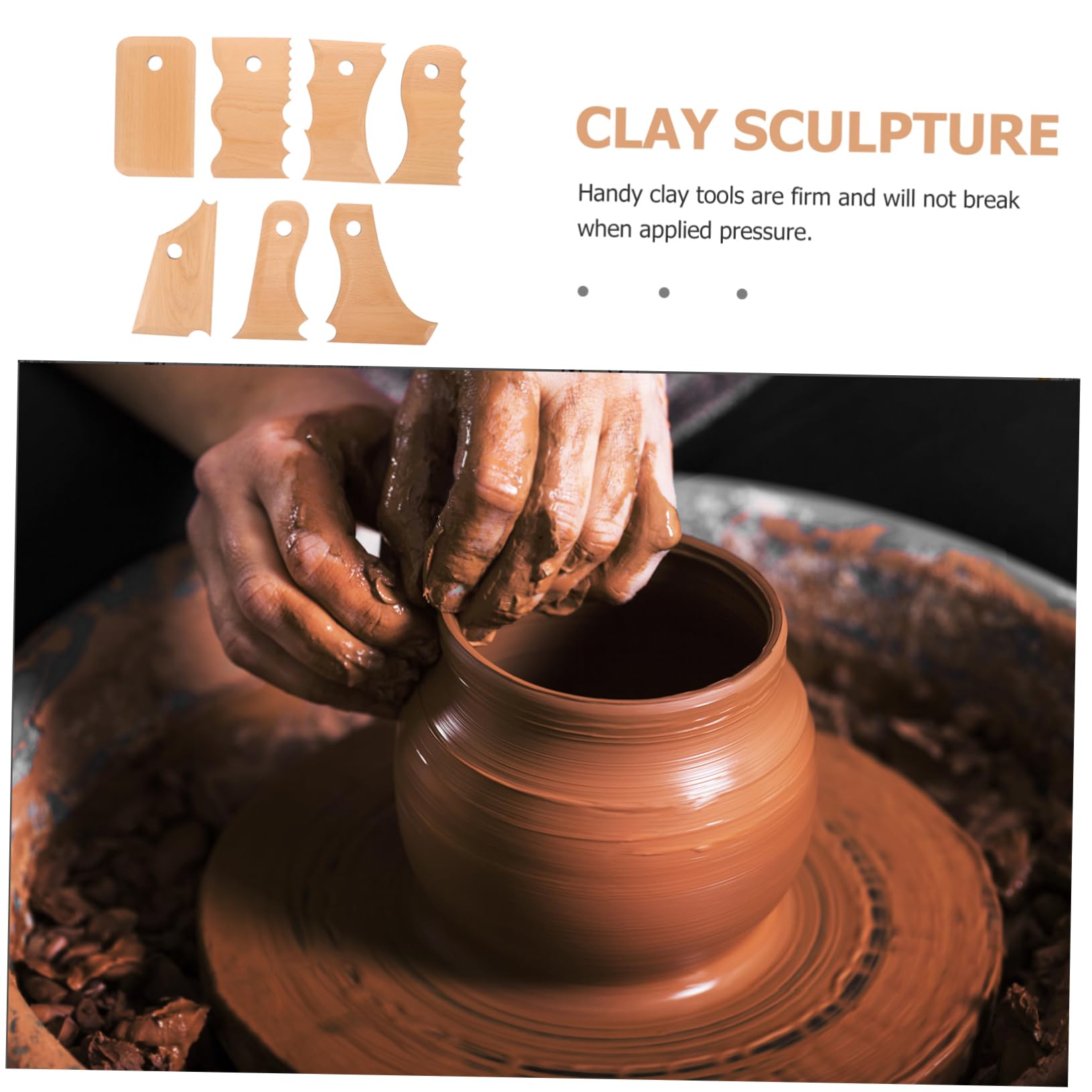 STOBOK 28piezas Modelado De Arcilla Utensilios Ergonómicos Para Escultura y Manualidades Para Principiantes y Profesionales Proyectos De