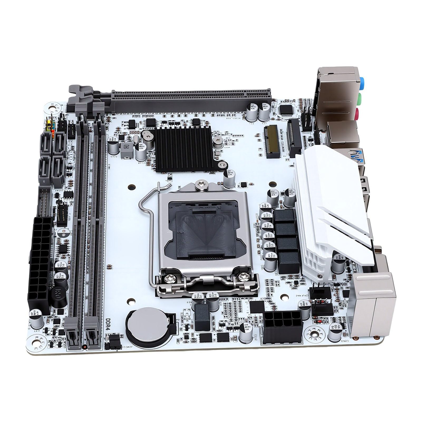 Luocute Scheda Madre H510 ITX per LGA1200, DDR4 a Doppio Canale da 64 GB | MITX 170x170mm, Supporta di Decima/undicesima Generazione, M.2 NVMe PCIe 3.0, VGA+, Realtek Gigabit LAN
