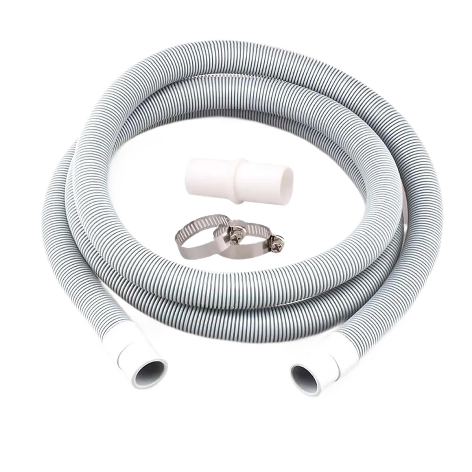 Lrfnkct One Color Washing Machine Drain Hose, Washing Machine Drain Hose 1M Dishwasher Waste Extension Pipe