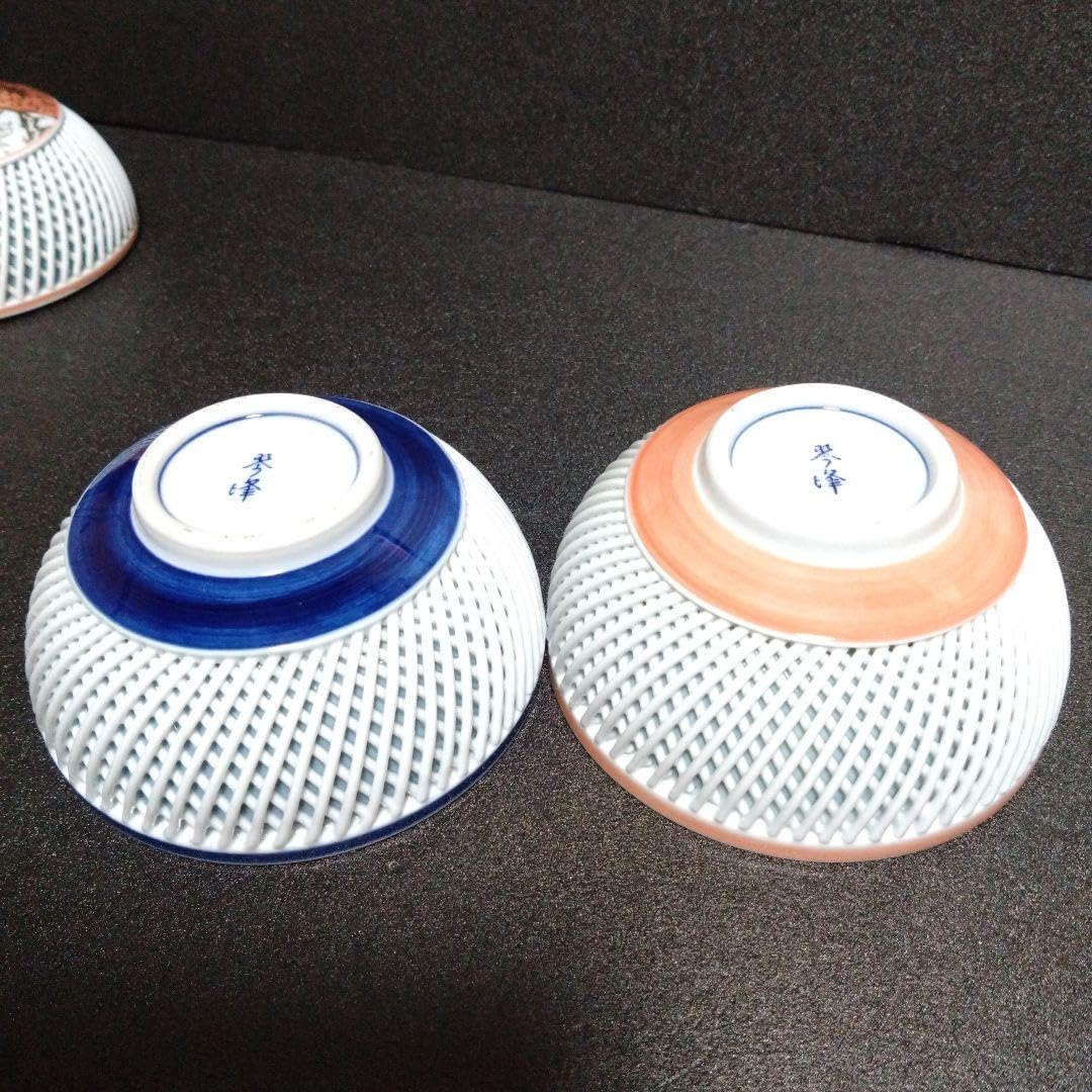 Amazon.co.jp: 有田焼 琴峰窯 ペア蓋付き物入 節句 お祝い お茶会