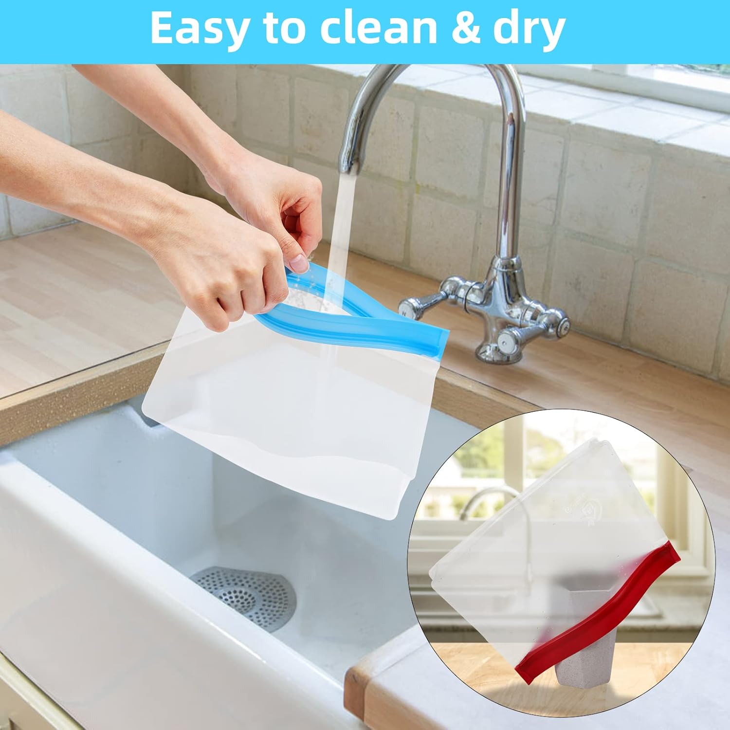 Joyoldelf 8 Pieces Bolsas Para Congelar Alimentos de 5 71pBwC3hZYL. AC SL1500 -