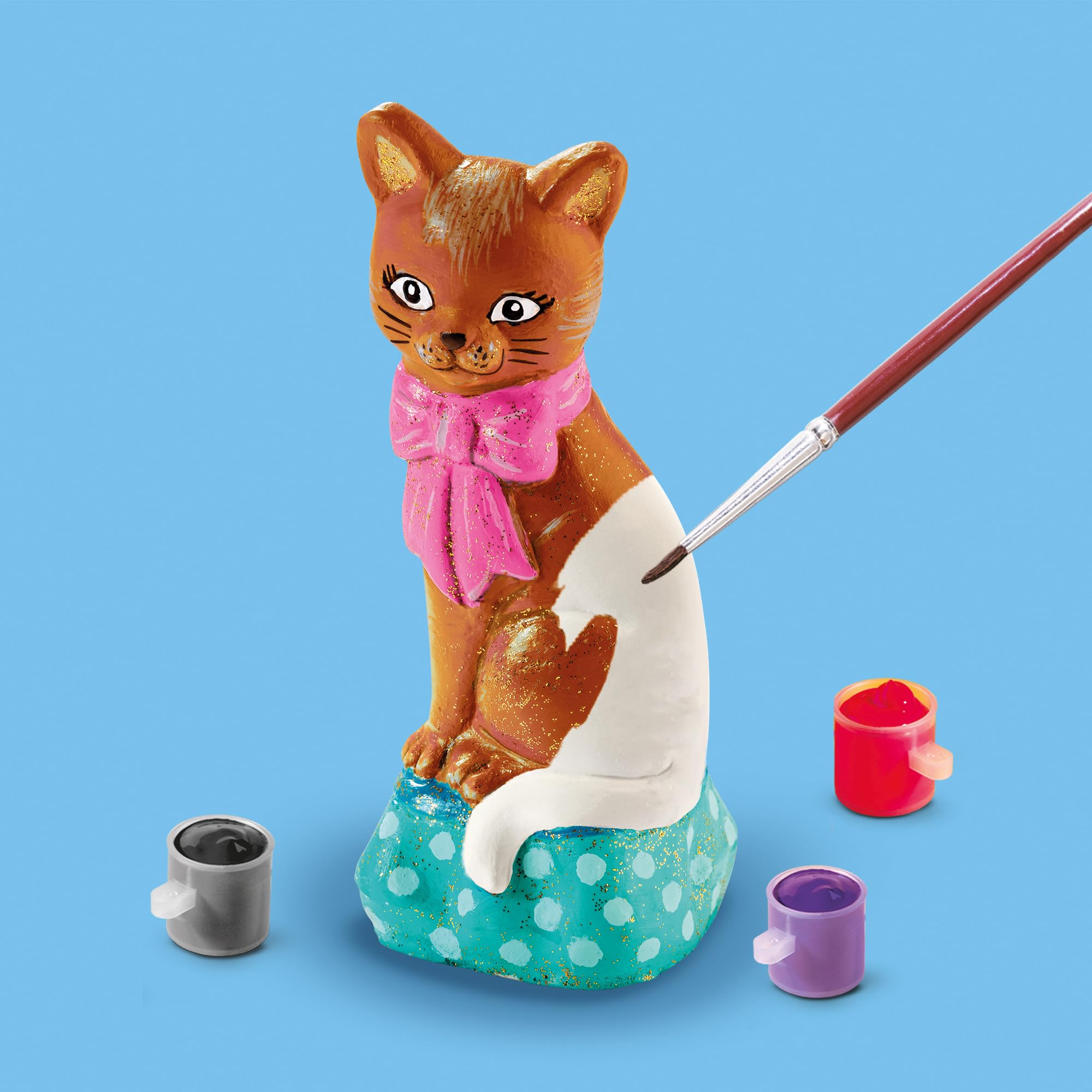 SES Creative Casting and Painting - Cat, Yellow, Medium - Image 4