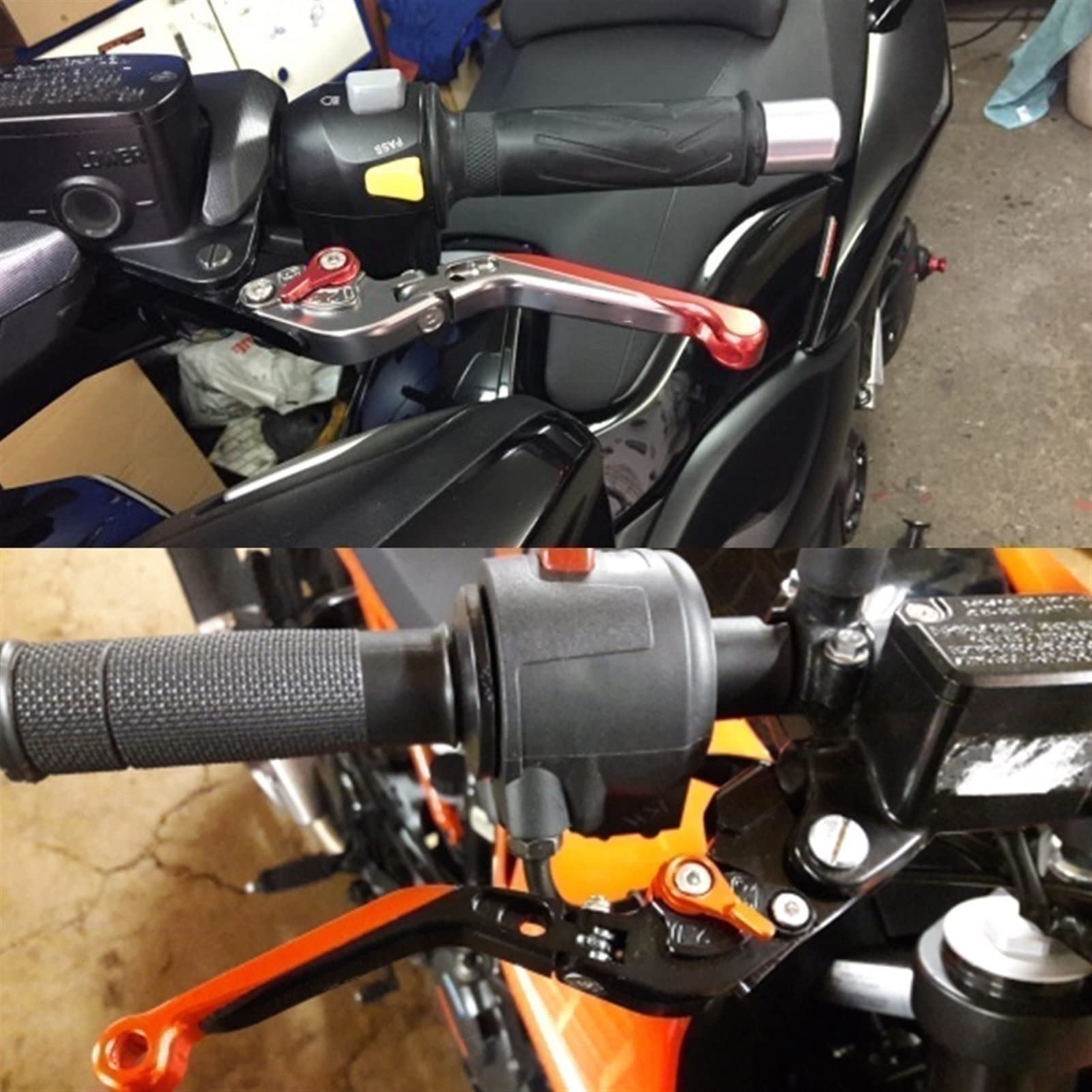 Motocykl Dźwignia Sprzęgła Dźwignia Zestaw Dla BMW K1200R 2005 2006 2007 2008 Akcesoria Motocyklowe CNC Regulowane Dźwignie Sprzęgła Hamulca(7)