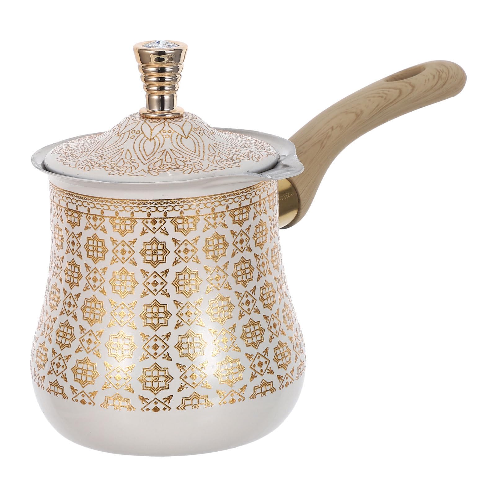 Vaguelly Cafetera Turca de Acero Inoxidable 550ml para Cocina