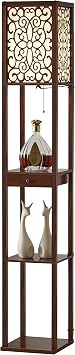 Artiva USA Etagere Shelf مصباح أرضي مع درج