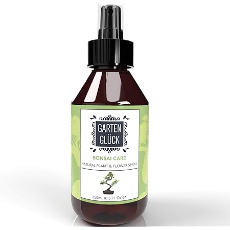 Biologischer Bonsai Dünger von GARTEN GLÜCK Bonsai Care 250ml I Natürliches Bonsai Pflege spray für Ihre Bonsai pflanzen I Zubehör & starter kit I Ohne chemische Inhaltsstoffe