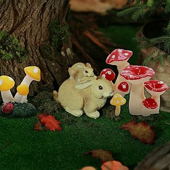 Toadstool Ornament | Garden Ornaments, Toadstool, Ornaments