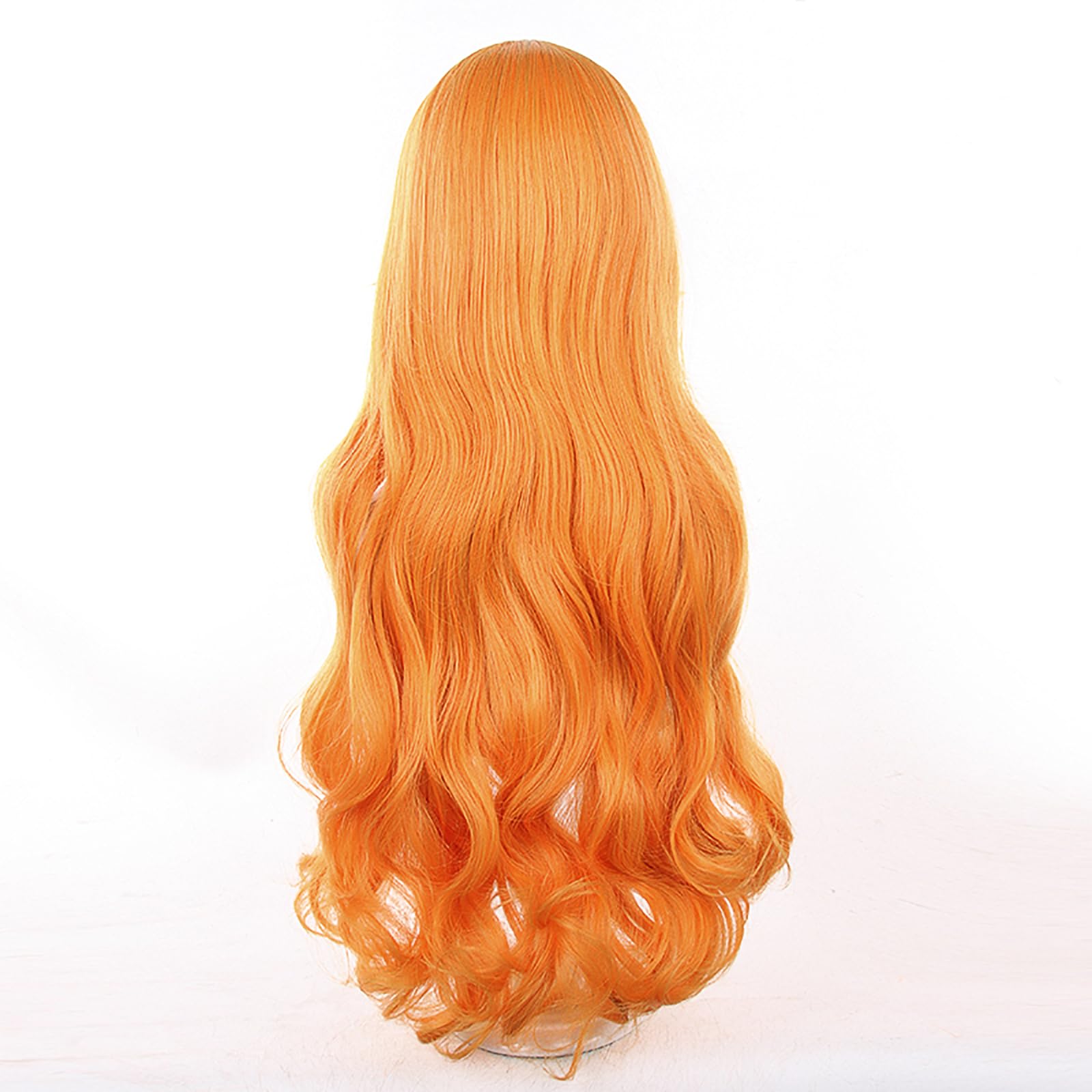 XiongXiongLe Cosplay Halloween Anime Role Women Costume Long Pink Curly Hair Wigs with Two Braids for Adult Cos Party Halloween Christmas