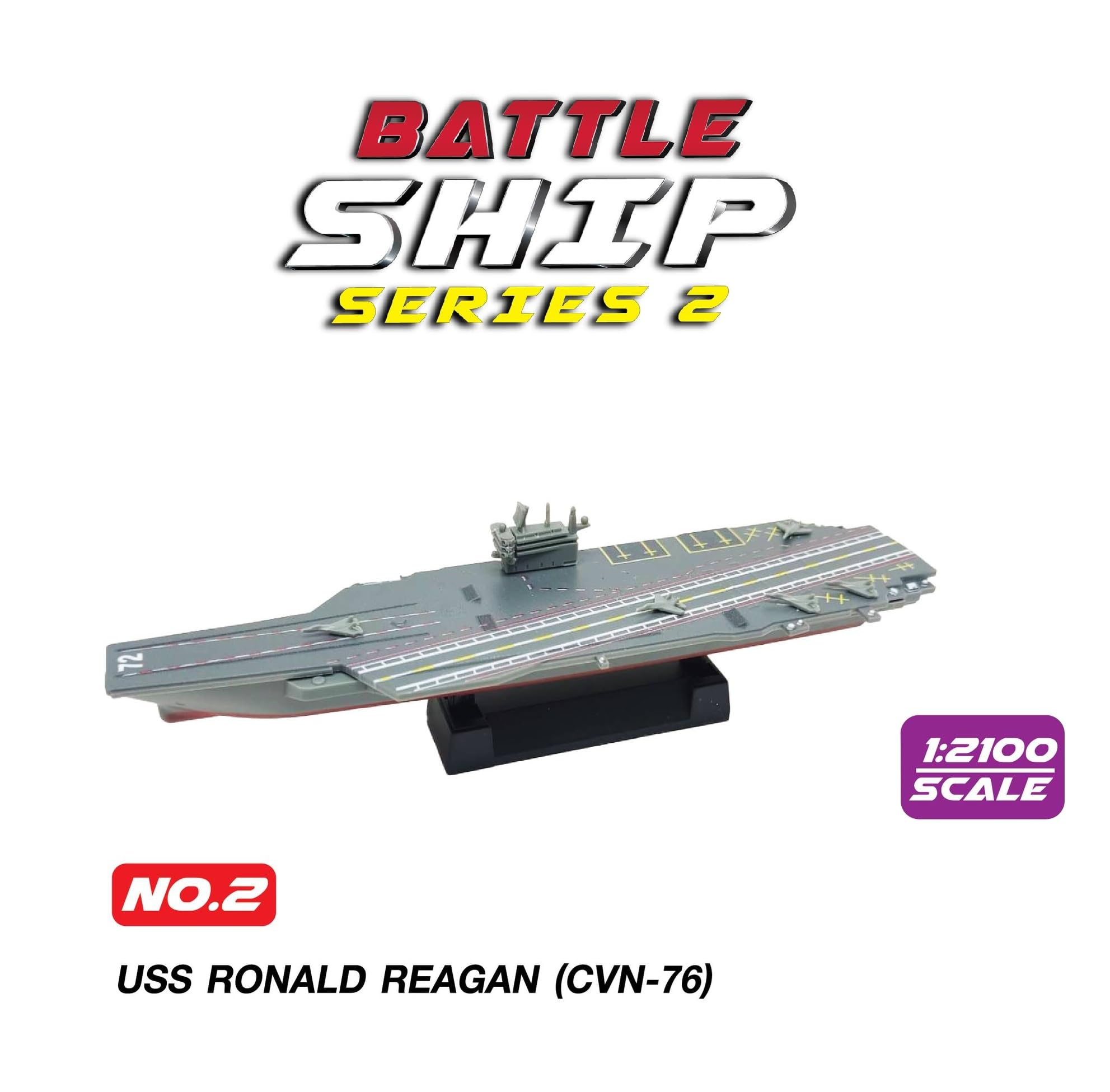 Amazon.com: 4D 1:2100 Scale USS Ronald Reagan (CVN-76