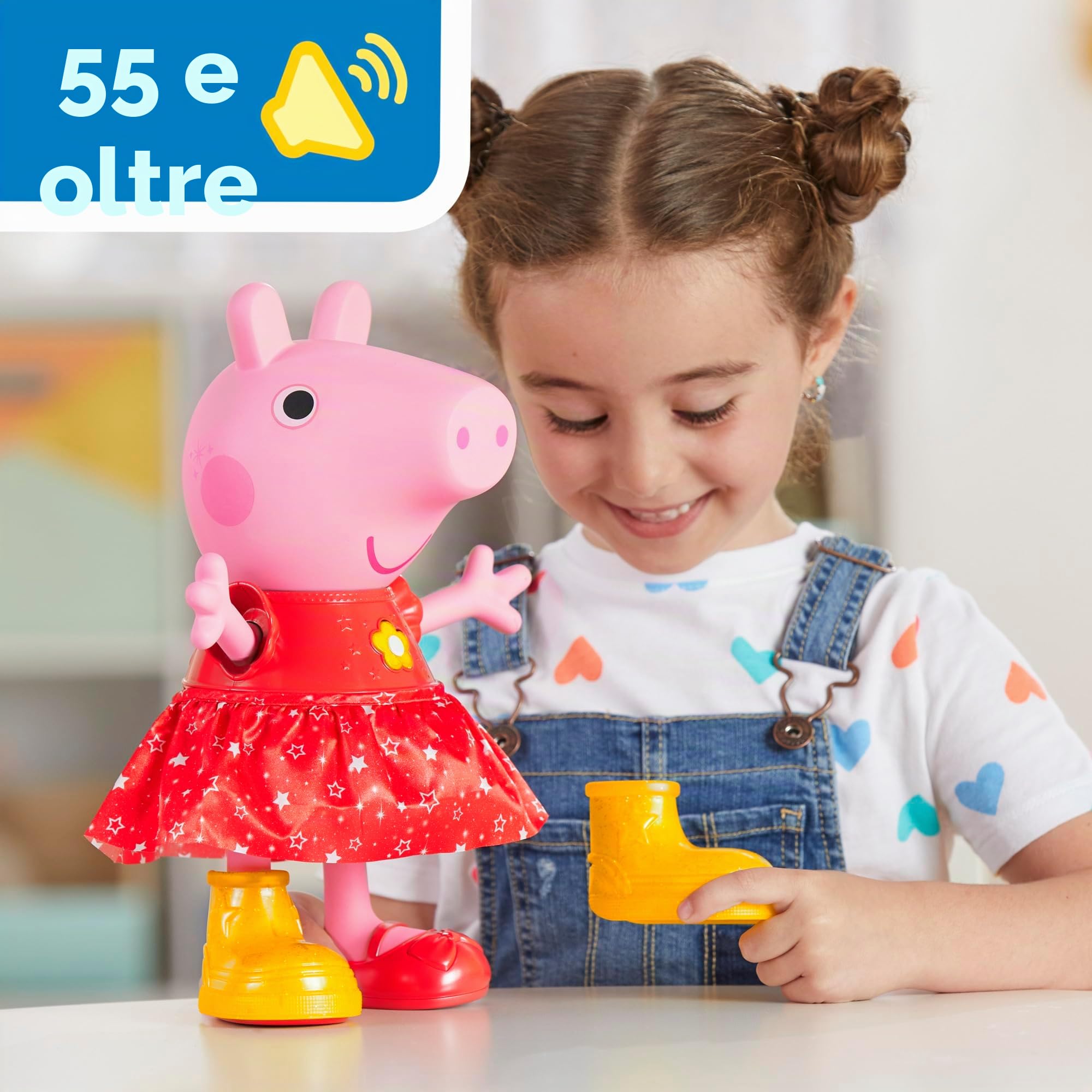 Peppa Pig Peppa's Mud Puddle Party Doll, versione tedesca