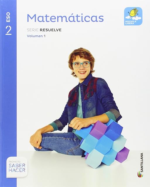 Portada de Matematicas serie resuelve mochila ligera 2 eso saber hacer