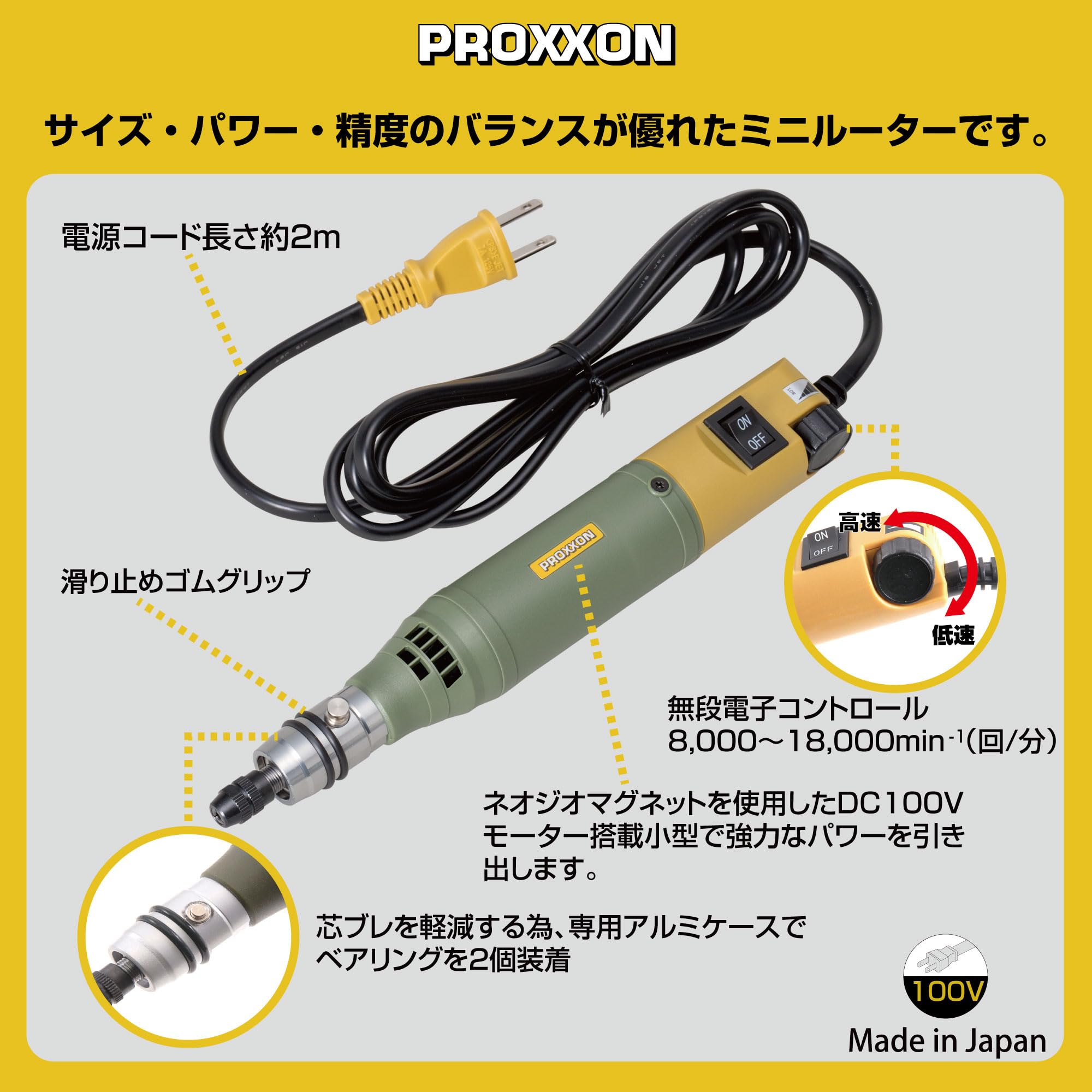 りゅーた。 Amazon.co.jp: 電動リューター ミニルーター リューター