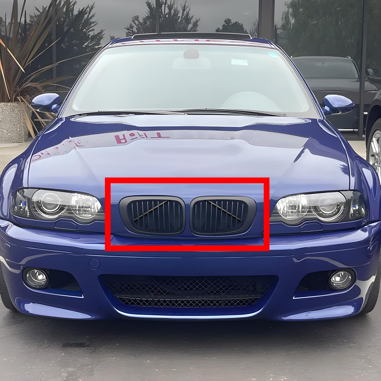 Bevinsee Nierenstreben-Stangen-Tuning-V-Strebe Compatible with E46 320i 323i 325i 328i 330i 330 Ci 330 xi 323 Ci 325 Ci, Schwarz