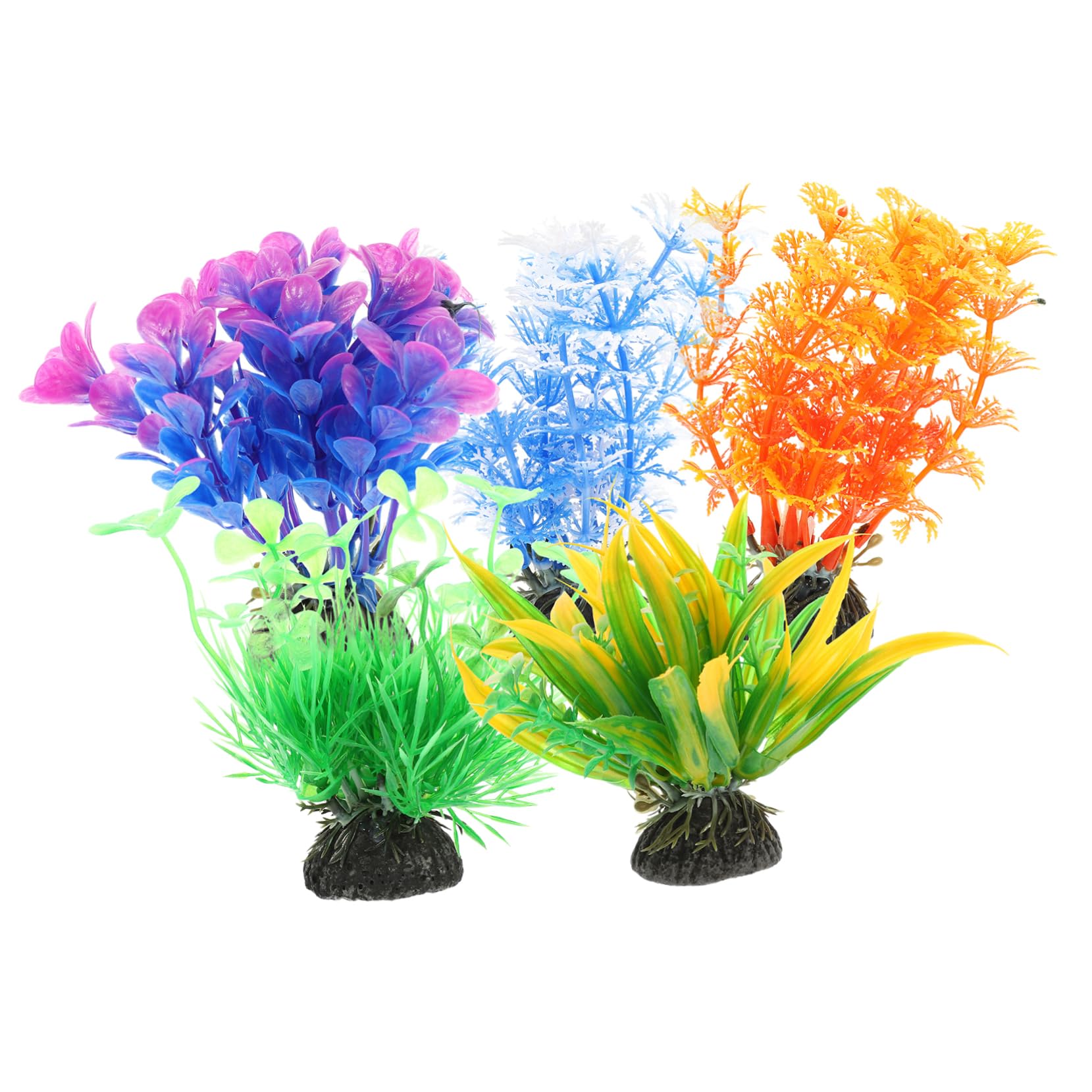 Toddmomy 25pièces Plantes Aquatiques Artificielles Décoratives pour Aquarium Ornements Simulés Décor Lifelike pour Poissons pour Décoration De Réservoirs Aquatiques