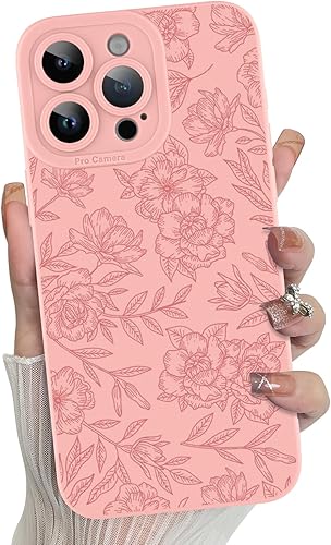 Miniatura 32 de MZELQ Funda para iPhone 14 Pro Max, diseño de ondas de silicona con ondas lindas, protección de cámara, funda delgada suave para teléfono - Blanco