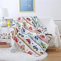 Vista 18 de ABREEZE Colcha de algodón para niñas, manta acolchada de 43 x 51 pulgadas, para niños pequeños y bebés, manta de cama de bebé, manta acolchada