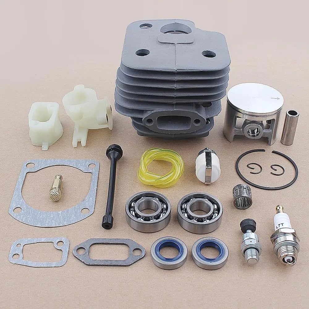 Zestaw tłoka cylindra o dużej średnicy 52 mm pasuje do piły łańcuchowej 162 266 266SE 501 68 55-71 W Zestaw cylindra Zestaw big bore do motocykla