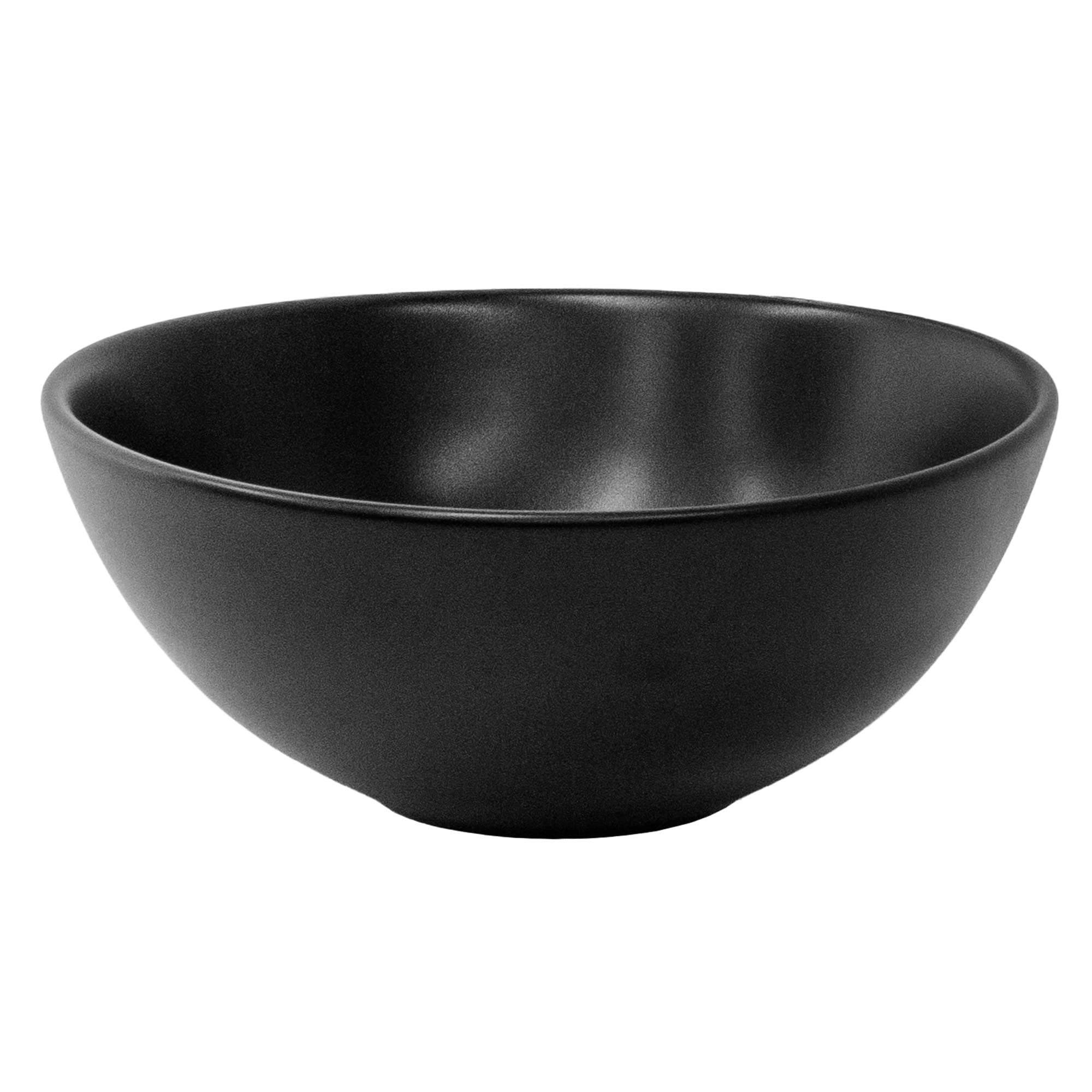 ML-Design Lavabo de Cerámica Negro Mate Redondo Ø 280 x 150 mm Con Agujero De Desagüe Lavamanos Moderno De Encimera Sobremesa De Superficie Pila Para Baño Aseo Fregadero Diseño Minimalista