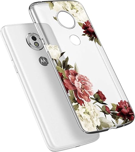 Miniatura 3 de Ueokeird Funda para Moto G7 Power, Motorola Moto G7 Supra  G7 Optimo Maxx bonita funda para teléfono con flores, delgada y a prueba de golpes,