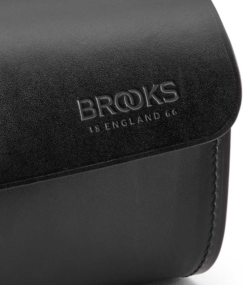 Brooks England Challenge, Handmade Original Leather Saddle Bag, Black, 1.5 Liters