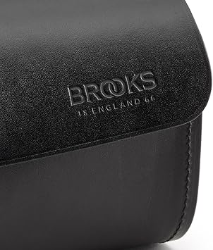 Brooks England Challenge, Handmade Original Leather Saddle Bag, Black, 1.5 Liters