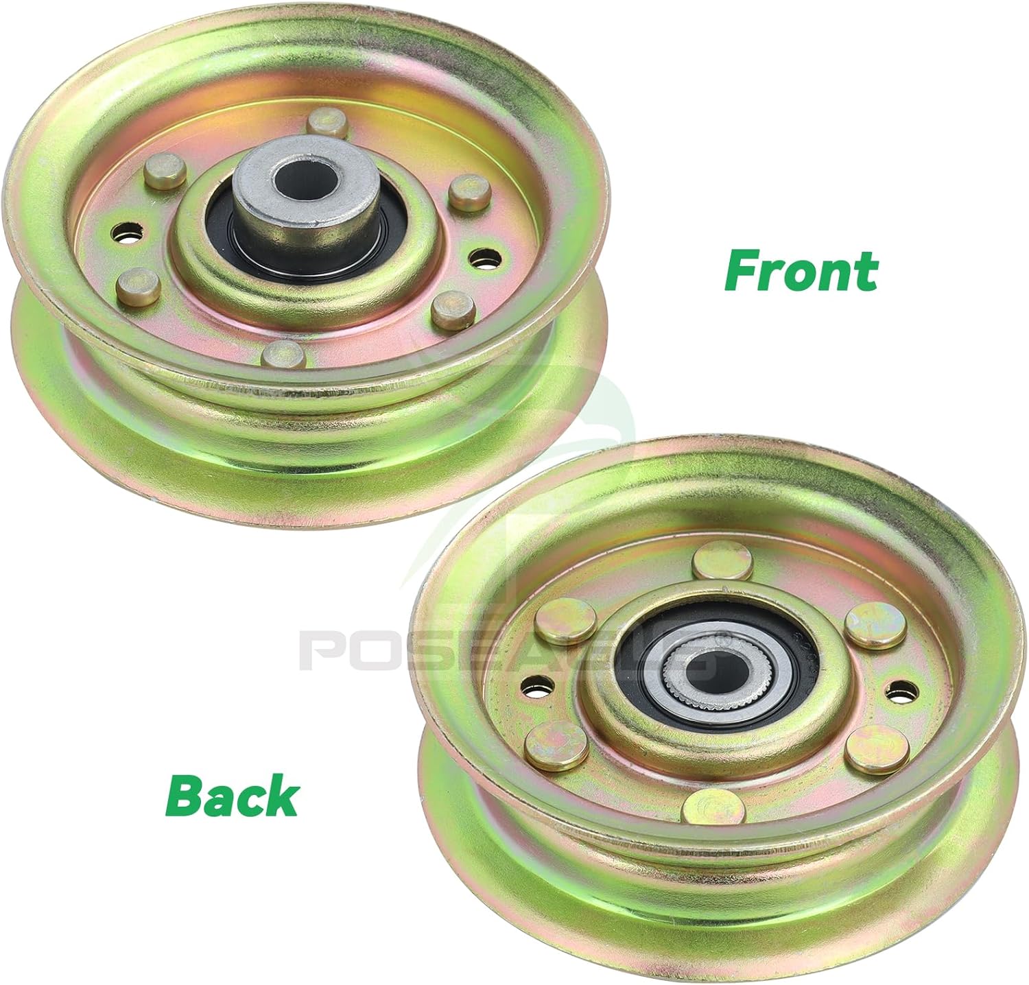 2 Pack 532165888 Idler Pulley Replaces 532131494 597025001 532173437 532173438 532155191 Craftsman 131494 165888 173438 155191 for Craftsman 42" LT1000 Husqvarna YTH18542 Mowers
