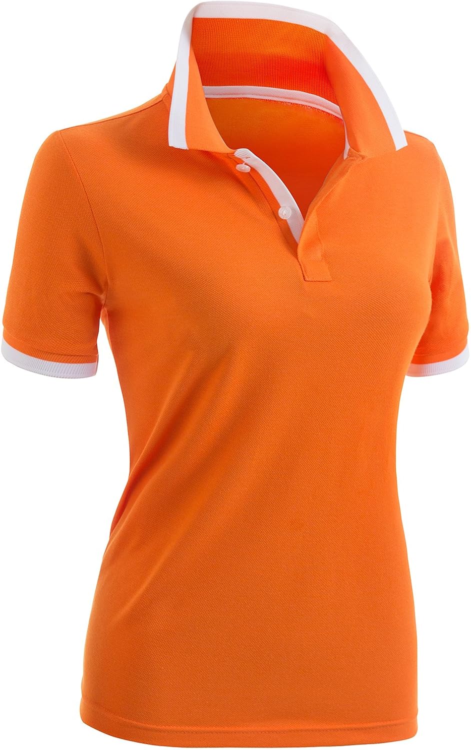 CLOVERY Women's Casual Short Sleeve PK Polo Shirts