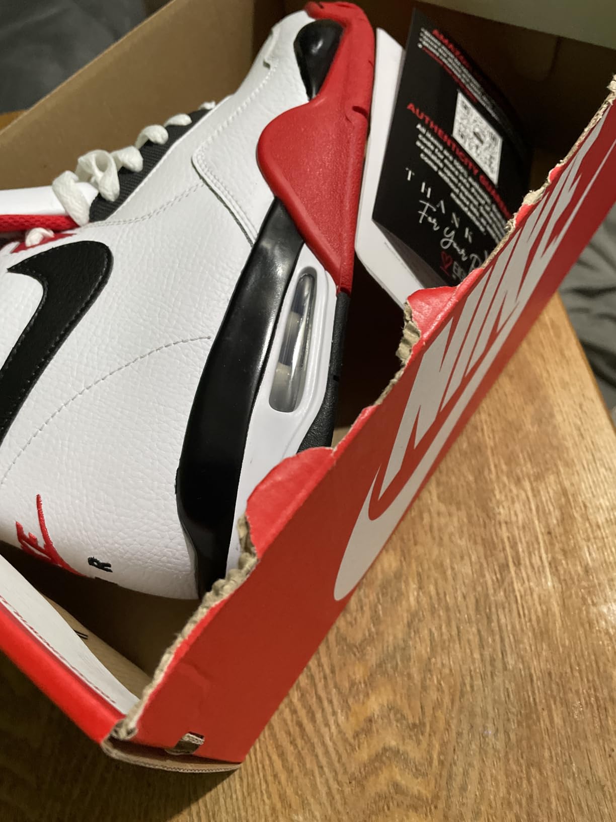 nike flight legacy white red