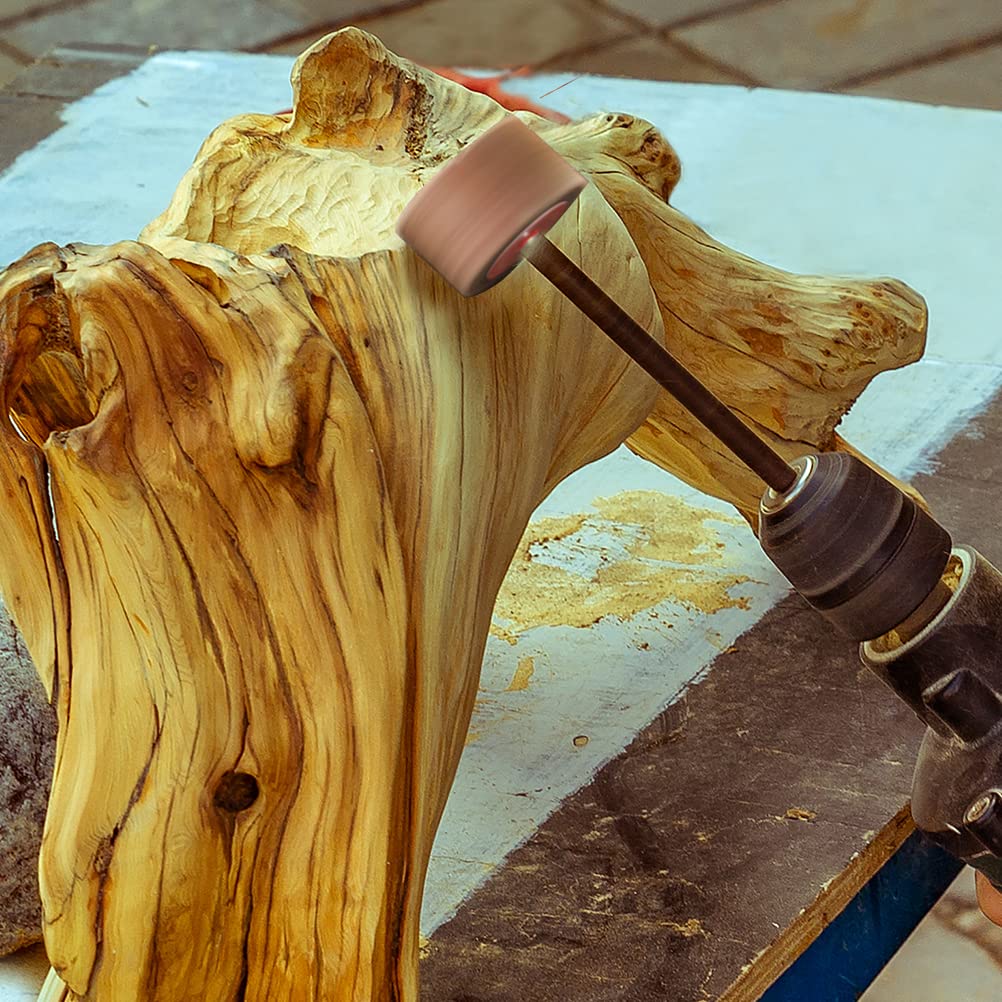 20 Ruote Abrasive Per Levigatrici - Grana 80 - Per Dremel E Utensili Rotanti - Per Lucidare E Sgrassare - Foto 9