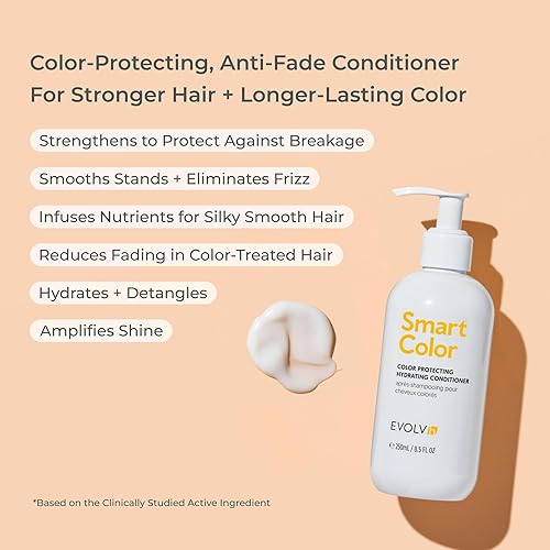 Miniatura 2 de EVOLVh - Acondicionador protector natural SmartColor  Vegano, no tóxico, cuidado del cabello limpio (8.5 fl oz  8.5 fl oz) NUEVO EMBALAJE
