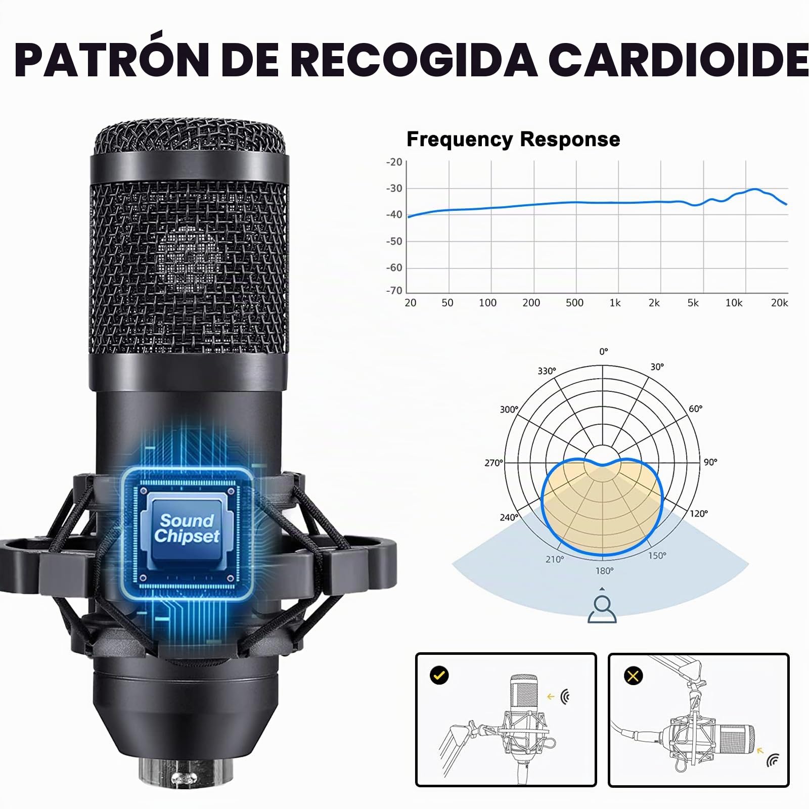 sktome Paquete de equipo de podcast para 2, cambiador de voz V8s con micrófono de podcast BM-800, micrófono condensador de estudio perfecto para podcasting, grabación, canto, transmisión y juegos