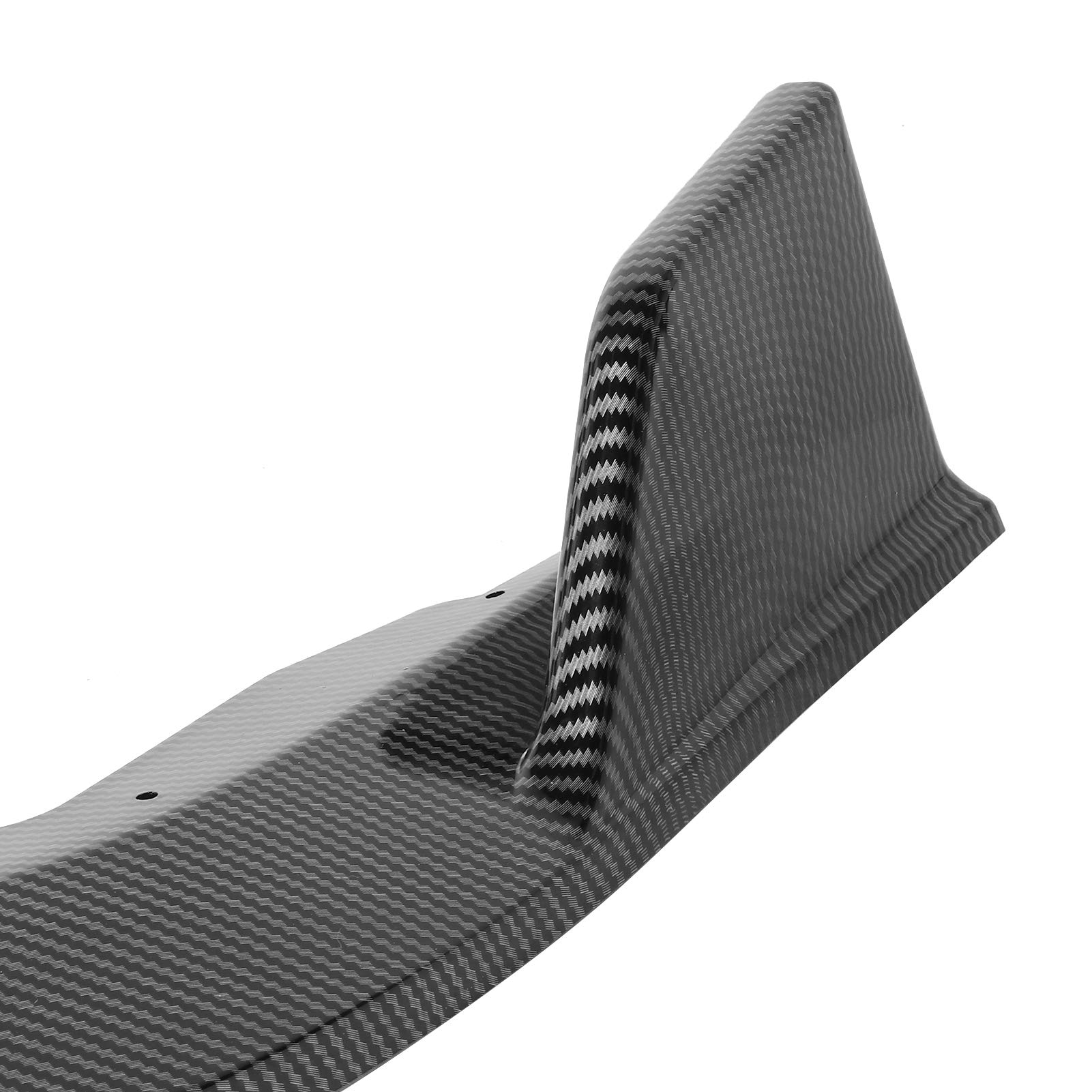 Spoiler przedniego zderzaka w stylu włókna węglowego regulowany aerodynamiczny rozdzielacz dla 2019 2020 3 sztuka ABS ochraniacz zderzaka