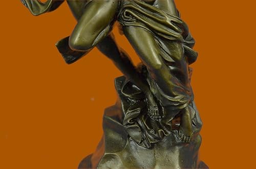 Miniatura 9 de Art Deco - Escultura de bronce de mármol AngelÊ Psique y ErosÊ Figura de estatua Cupido