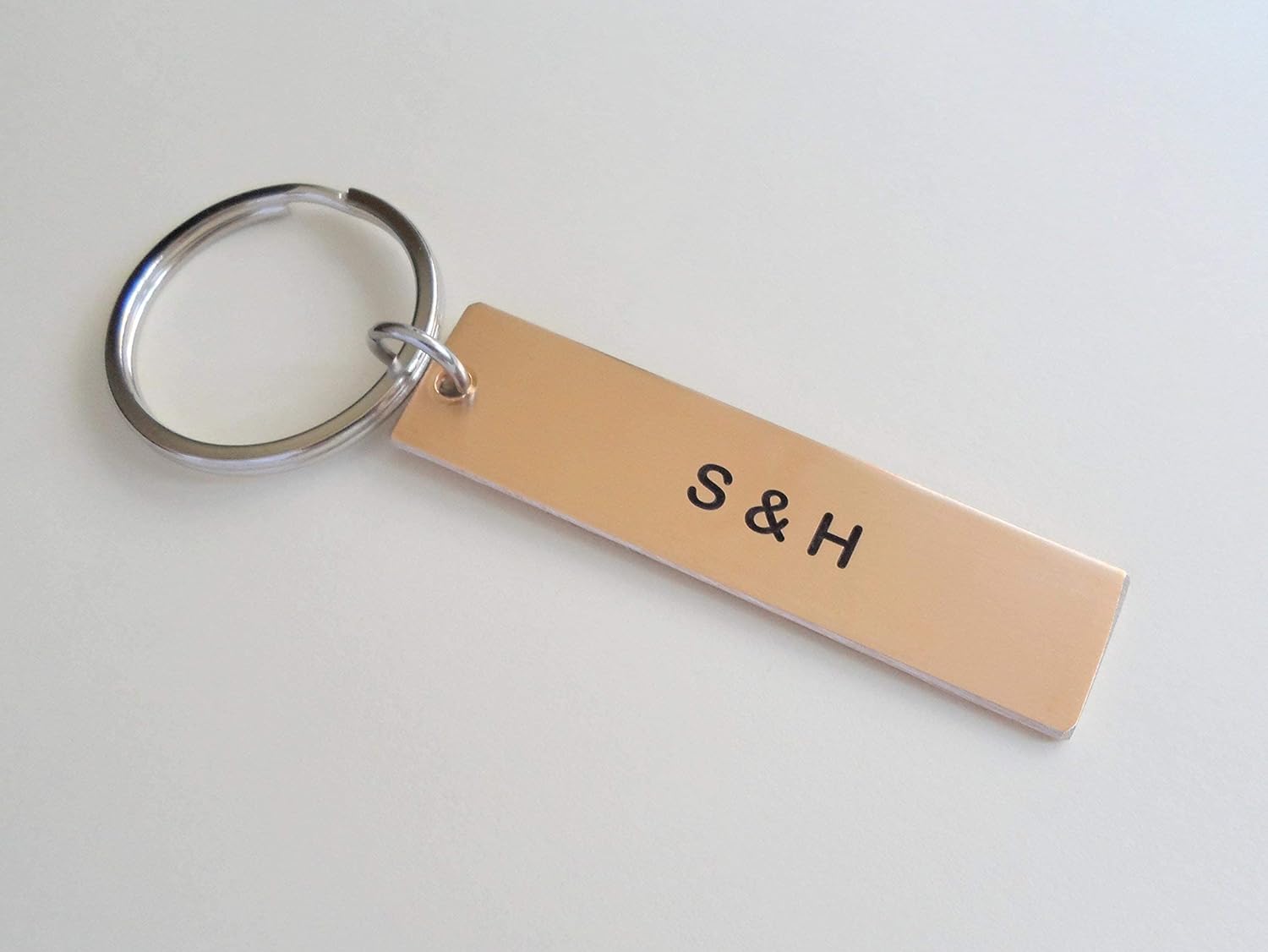 Custom Engraved Bronze Keychain, Anniversary Gift Keychain, Personalized Engraved Keychain - Image 9