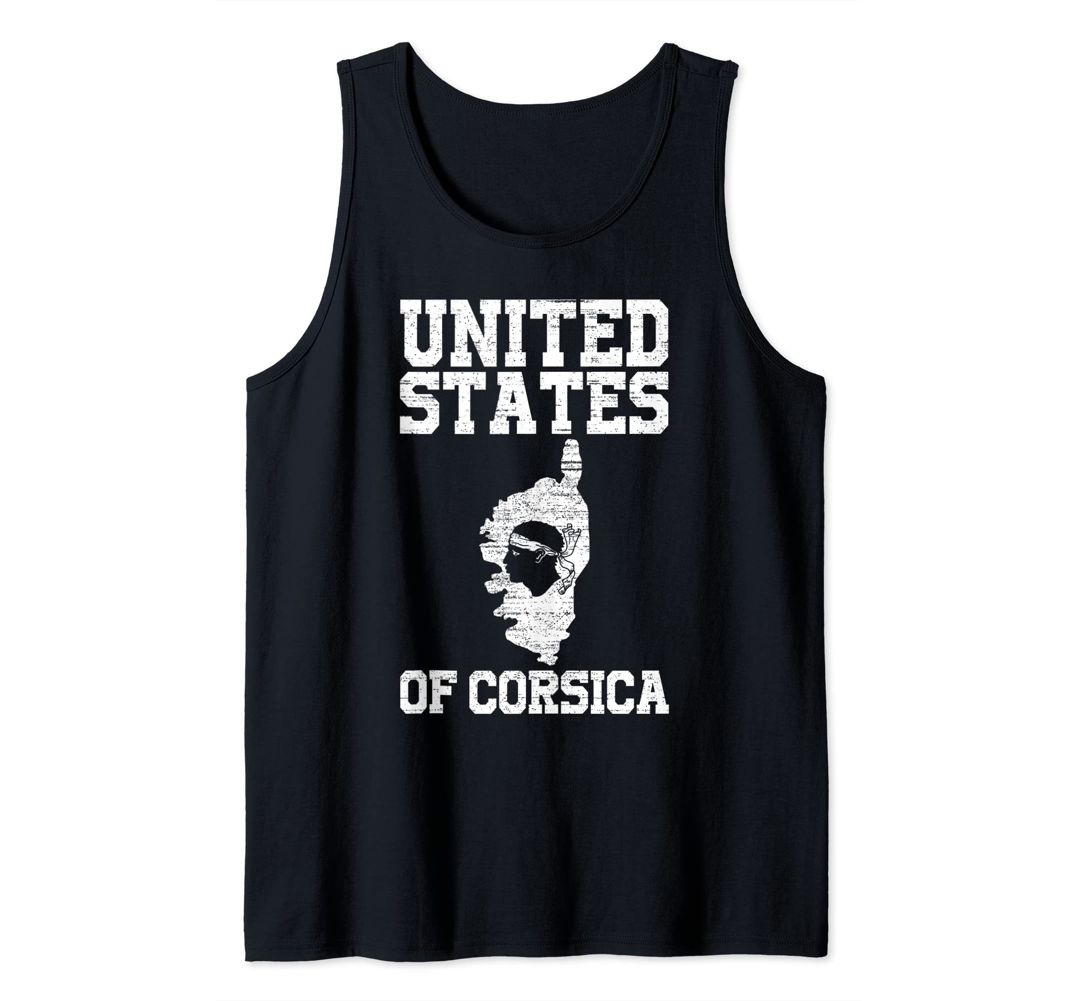 Débardeur Corse - Drapeau De La Corse Et Ajaccio, Coupe Classique, Léger Et Confortable