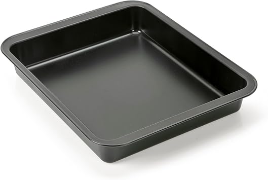 مقلاة تحميص كايزر 29x23 سم لذيذة، فولاذ، أسود، 29 x 23 x 4 سم