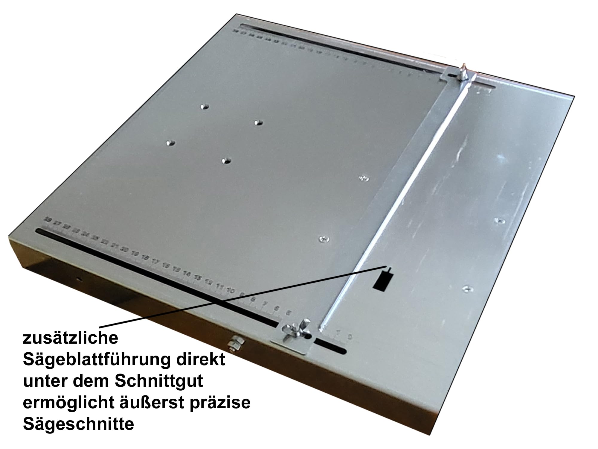 großer Stichsägetisch Trenn-Biber 011FR mit Rollenführung für alle Stichsägen