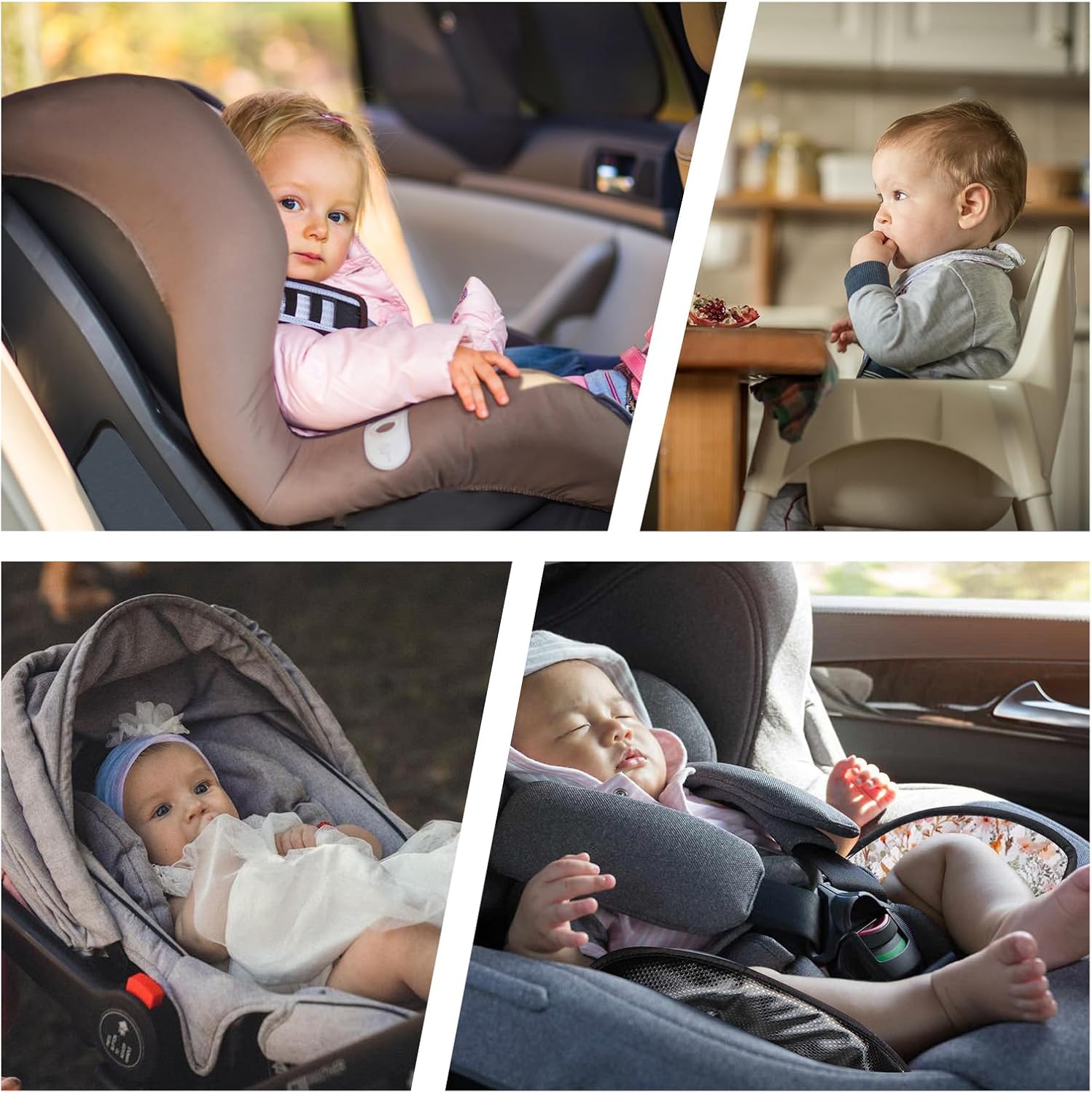 Floral Car Seat Protector Piddle Pad,Waterproof Carseat Covers,Potty Training Anti-Slip Potty Toilet Training Liner for Babies & Toddlers ，Machine Washable