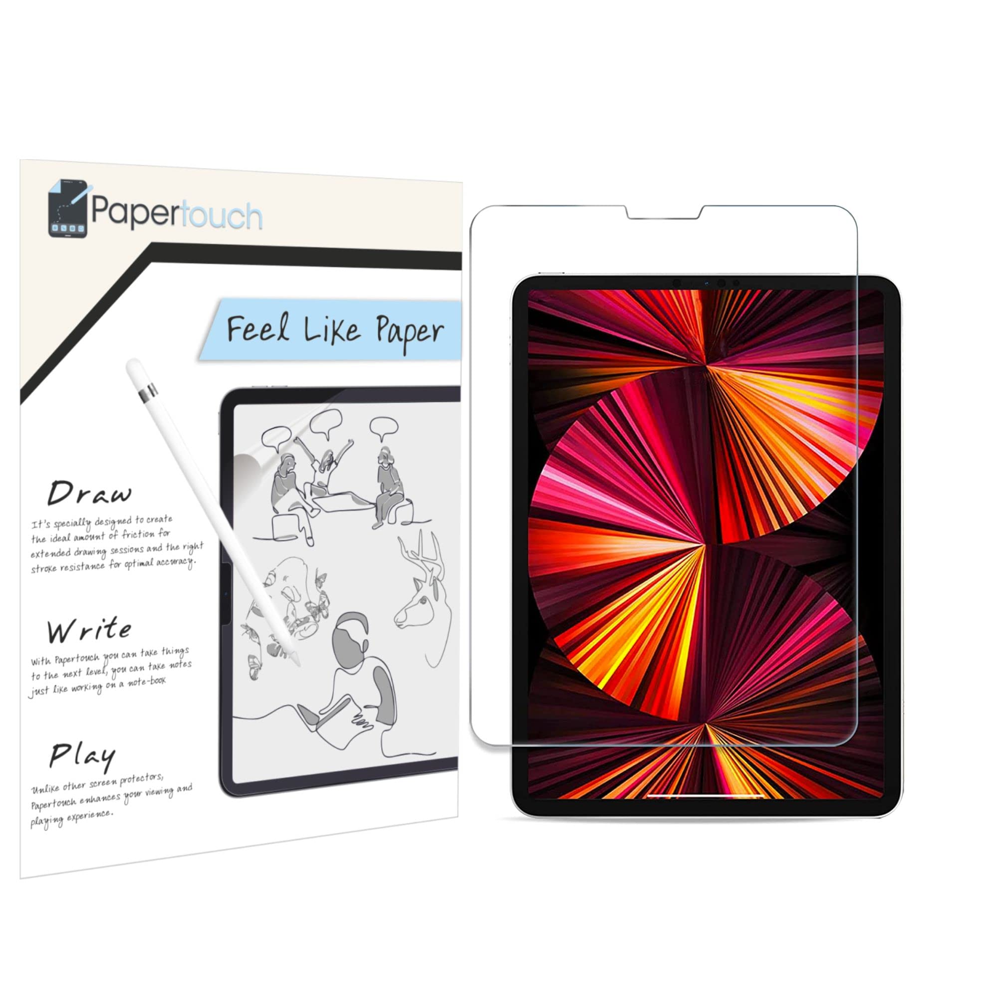 Papertouch Hydrophobic Screen Guard Compatible With Ipad Air 5/4 10.9-Inch, Ipad Pro 11-Inch 2022 - Paper Like Pack Of 1 (B0BLCHHV6D) Amazon Price History, Amazon Price Tracker