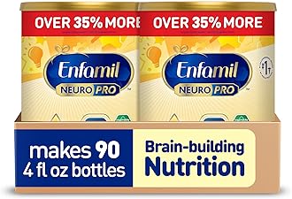NeuroPro Baby Formula, MFGM* 5-Year Benefit, Expert-Recommended Brain-Building Omega-3 DHA, Exclusive Immune Supporting HuMO6 Blend, Infant Formula Powder, Baby Milk, 28.3 Oz (Pack of 2)