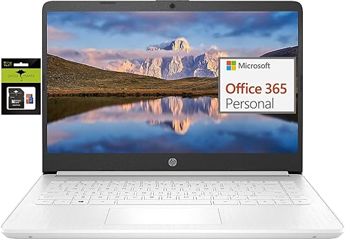 Miniatura 11 de HP 14 Laptop, Quad-Core (Beat i3) 16 GB de RAM 256 GB de almacenamiento (128 GB UFS + tarjeta SD de 128 GB) 1 año Office 365 Copilot AI Computadora