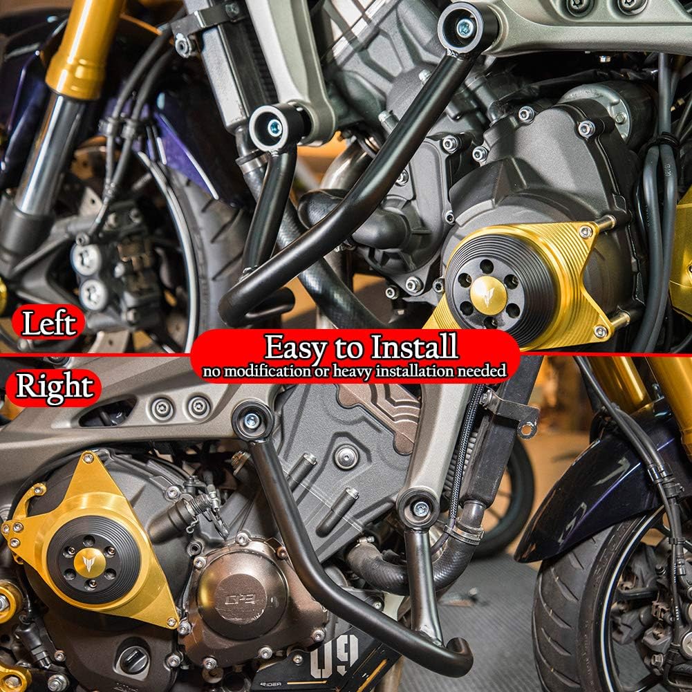 Motorcycle Engine Guard Highway Crash Bar fit for MT FZ 09 MT09 FZ09 2015-2020 Lower Bumper Body Frame Protector