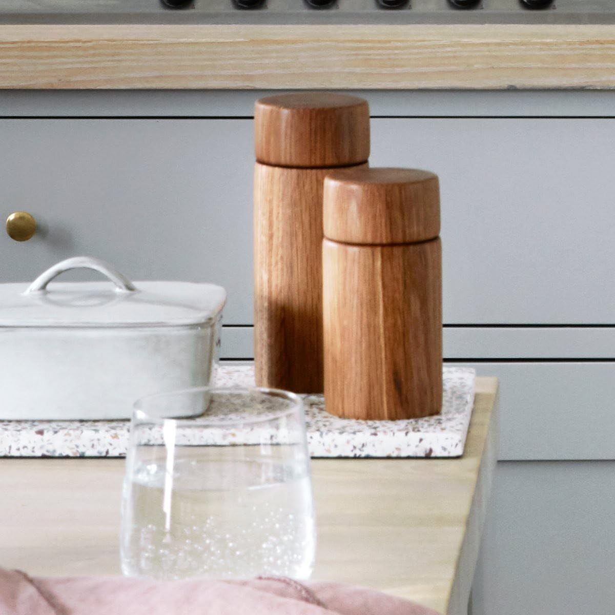 Broste Copenhagen 57000015 Salt and Pepper Mill Oak 16 cm