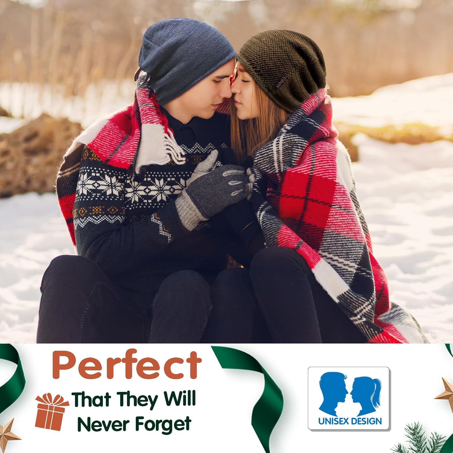 Lvaiz Mens Winter Beanie Hat Warm Fleece Lined Skull Cap for Men Reversible Women Windproof Watch Hat Knit Warm Unisex Beanie - Image 6