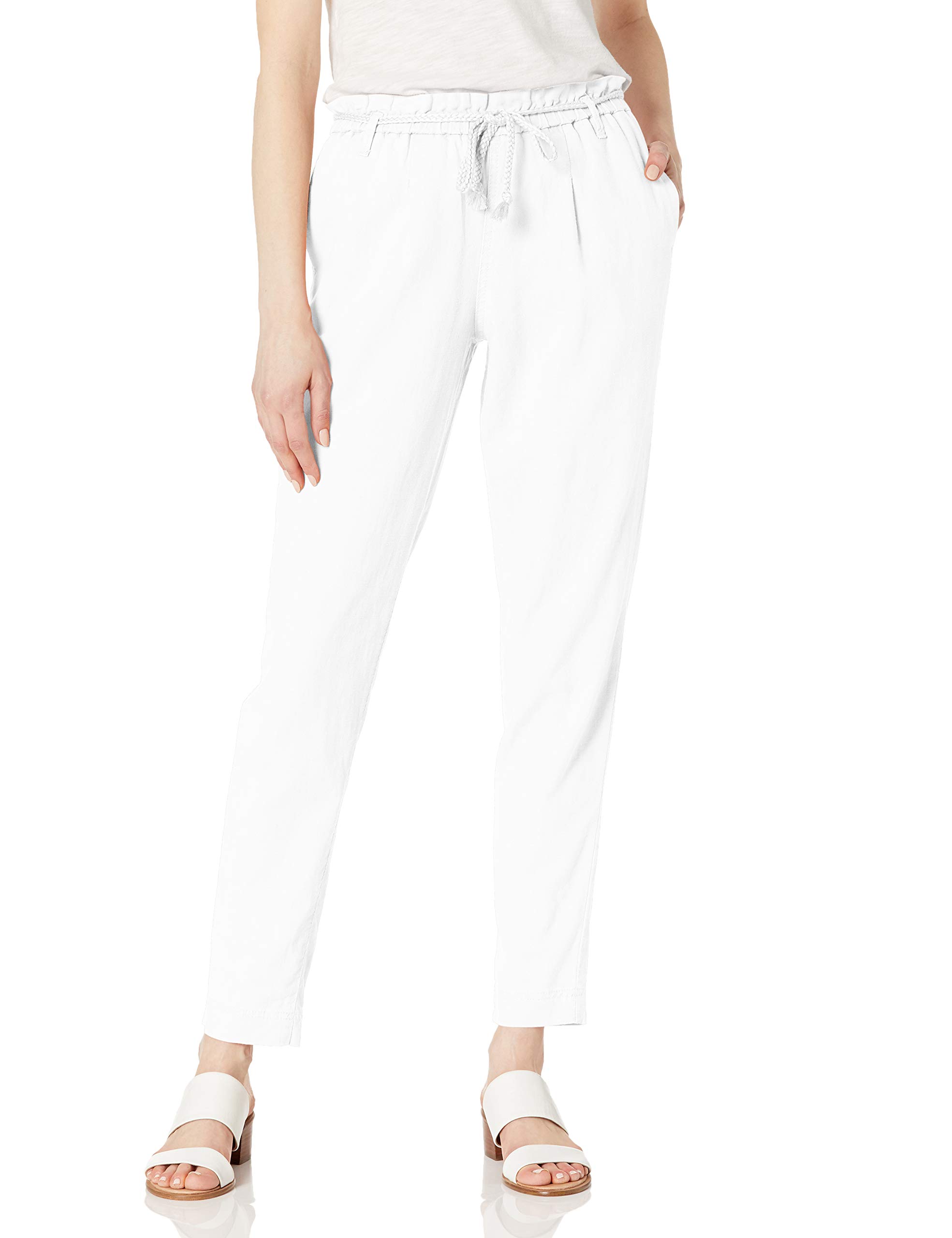 Jessica Simpson Womens High Rise Tie String Belt Taper Beach Pant Standard